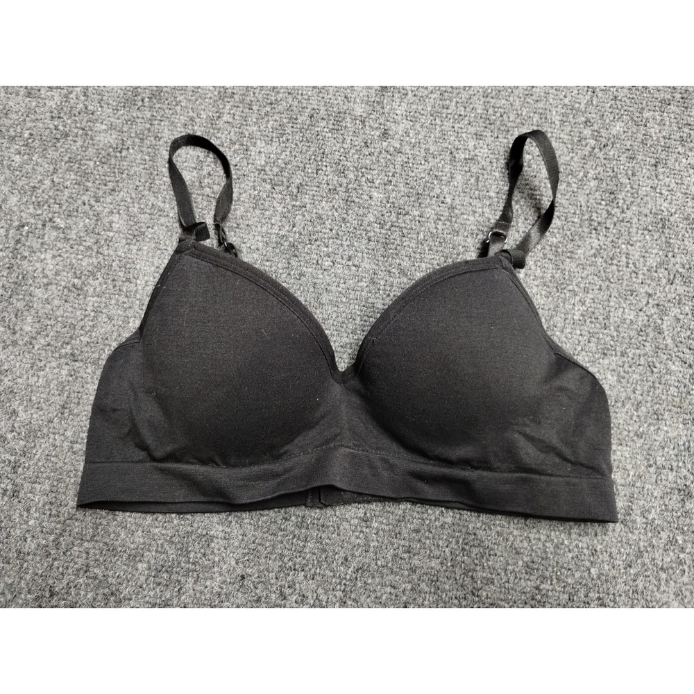 Laura Ashley Bra Women‎ XS Black Bralette Wireless